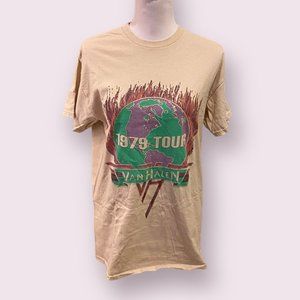 Van Halen | World Tour 1979 Reprint Graphic T-Shirt | Size: M
